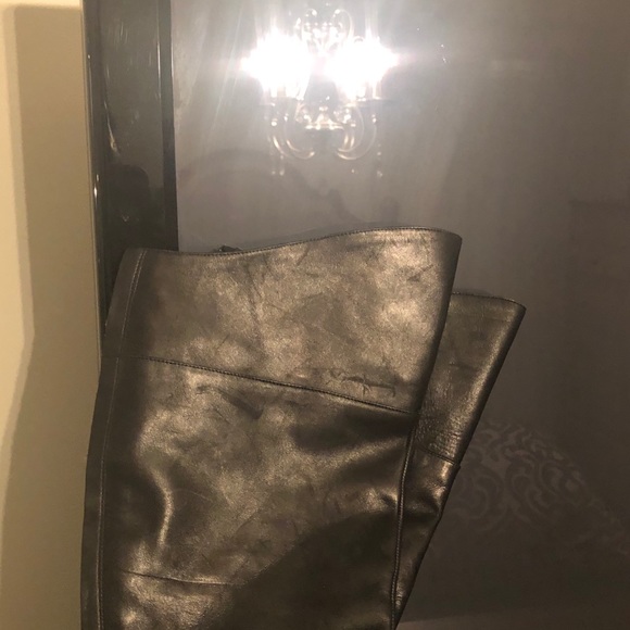 Enzo Angiolini Size 9.5 Leather Black Boots - Picture 6 of 11